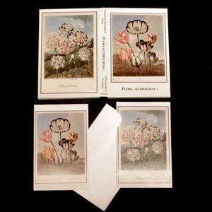 Botanical Prints 1 Note Cards (10) Blank Inside